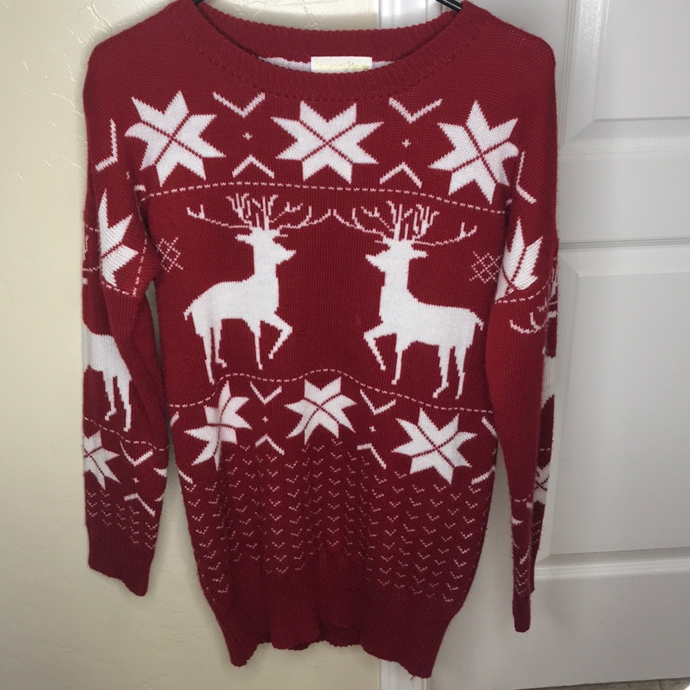 Christmas sweater dress